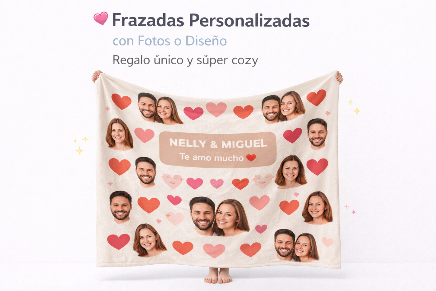 Frazadas Personalizadas Con Fotos o Diseño Regalo Único