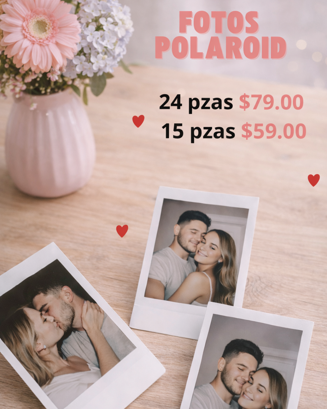 Fotos Tipo Polaroid Personalizadas Recuerdos Únicos Para Regalo o Decoración