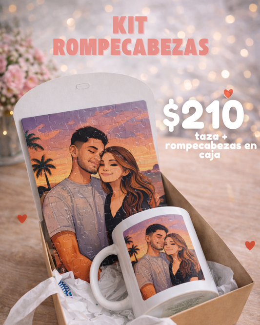 Kit Rompecabezas Regalo San Valentin