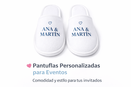 Pantuflas Personalizadas Para Eventos