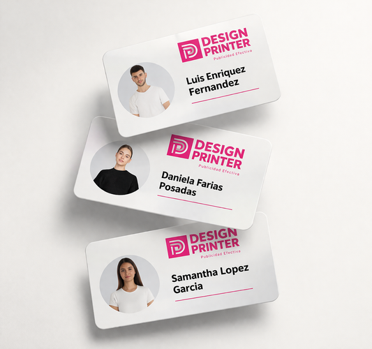 Credenciales PVC Personalizadas Identificación Profesional