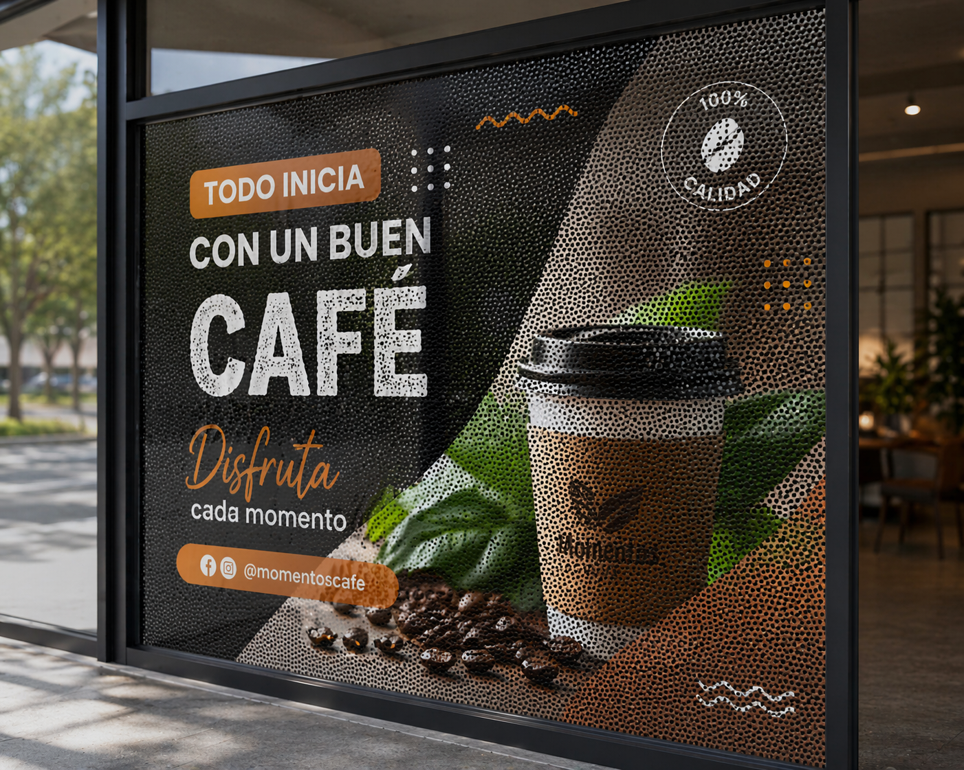 Vinil Microperforado Impreso | Publicidad en Ventanas y Vidrios