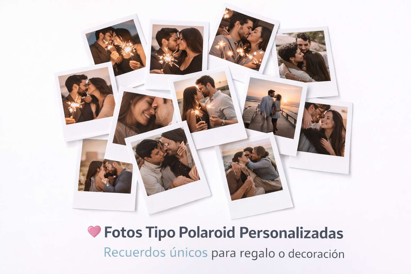 Fotos Tipo Polaroid Personalizadas Recuerdos Únicos Para Regalo o Decoración