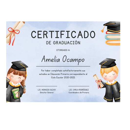 Impresión de Diplomas - Reconocimientos