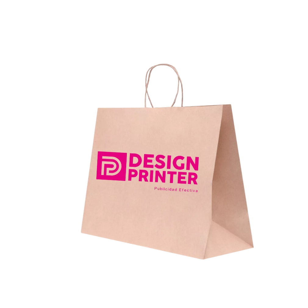 Bolsas De Papel Kraft Con Asa personalizadas